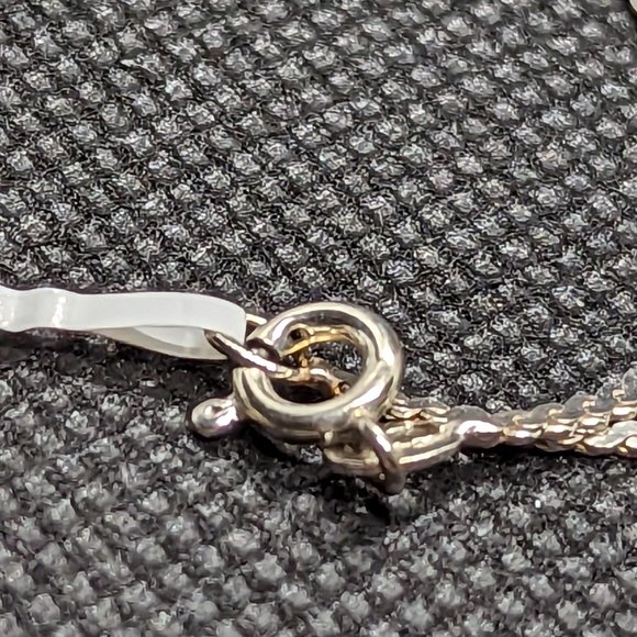 20 inch sterling silver chain with tags - Picture 5 of 5